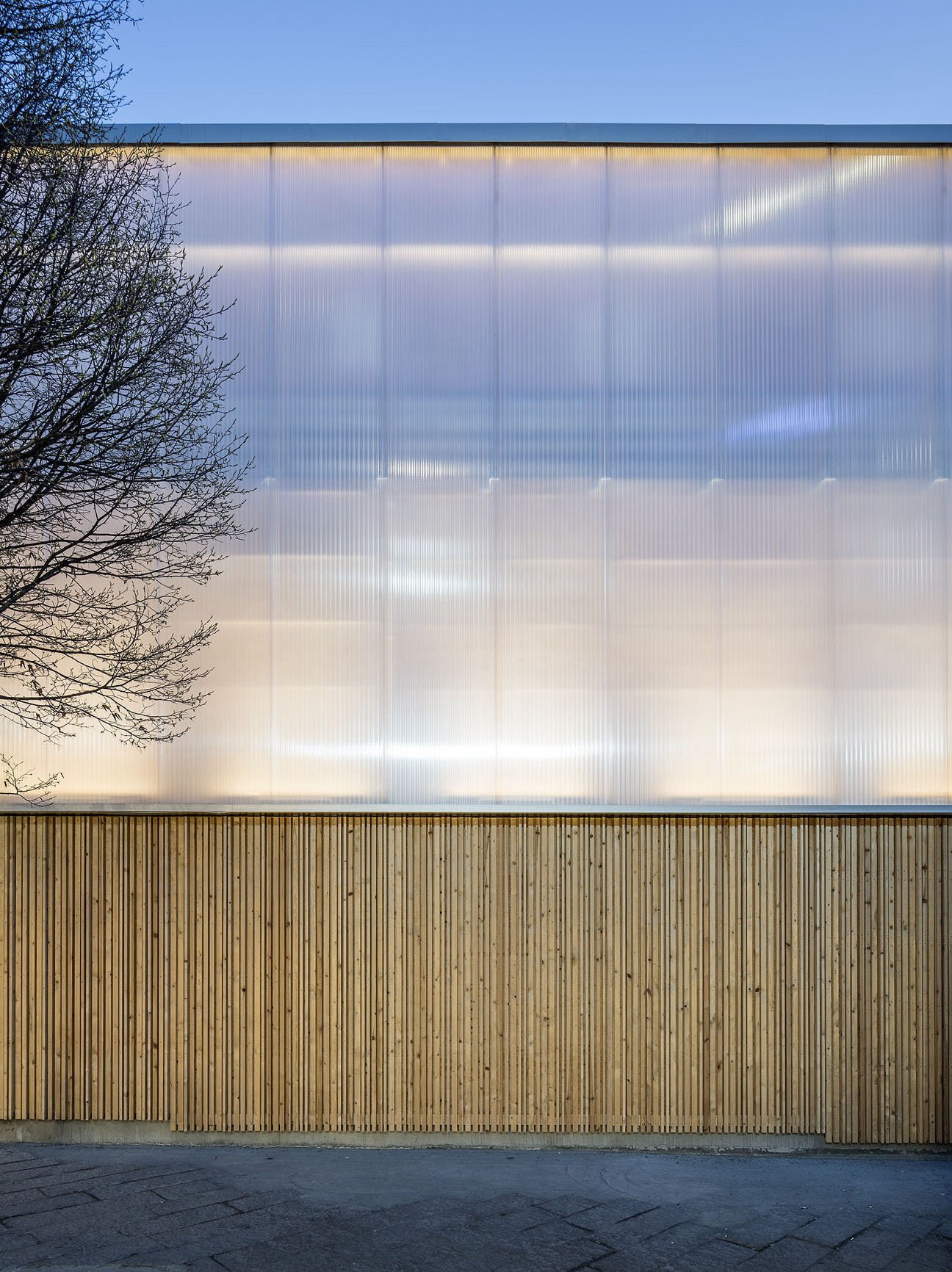 Tillfälliga Saluhallen, Stockholm 5 Tillfälliga Saluhallen Östermalm fasad