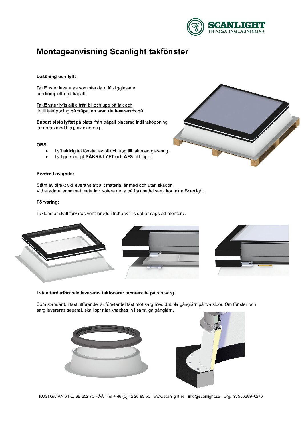 Takfönster med Aluminiumprofil 10 MONTAGEANVISNING TAKFONSTER ALU pdf