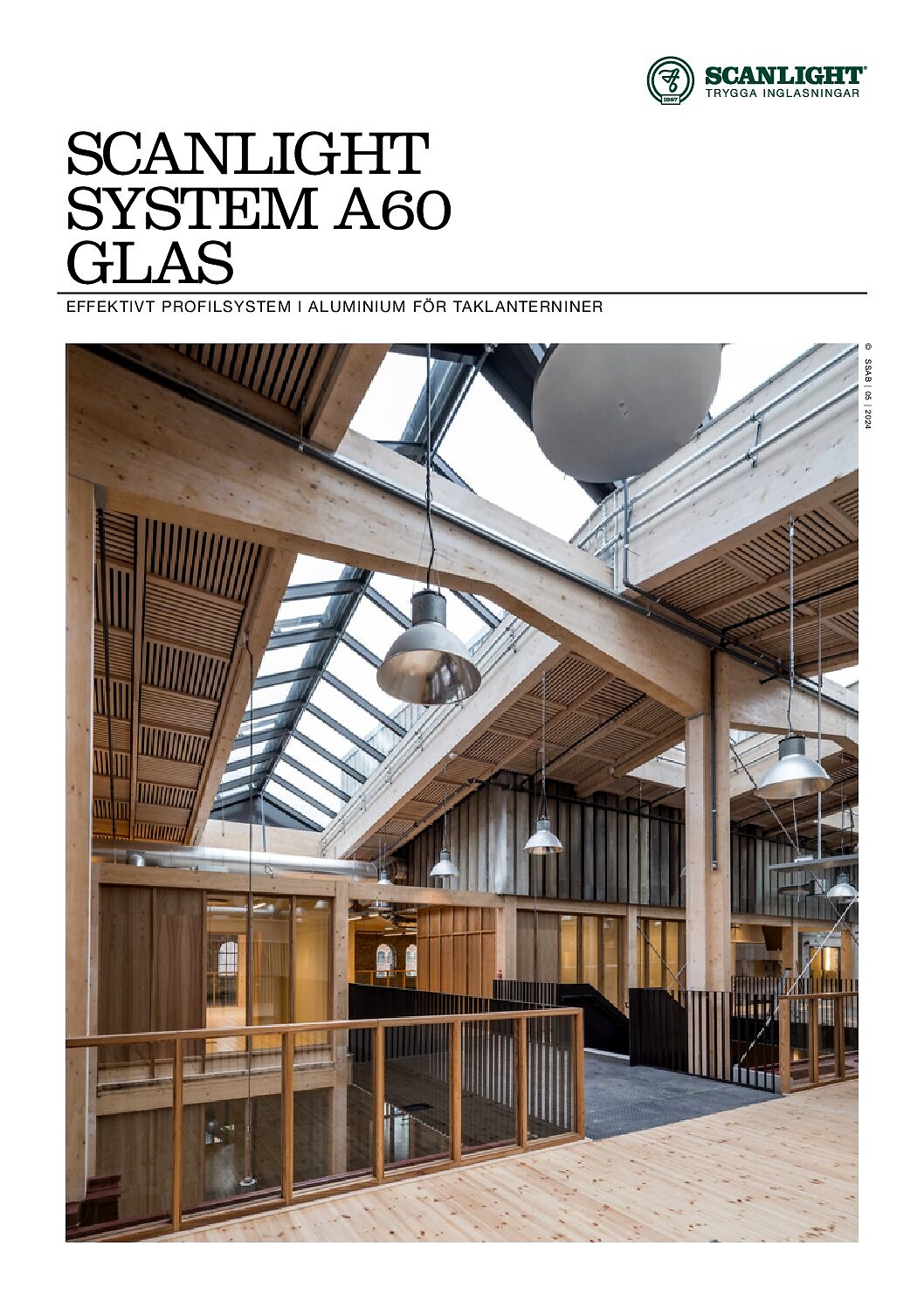 Glastak och Lanterniner 13 SCANLIGHT SYSTEM A60 Glas pdf