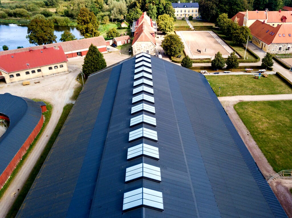 flyinge flygbild glastak