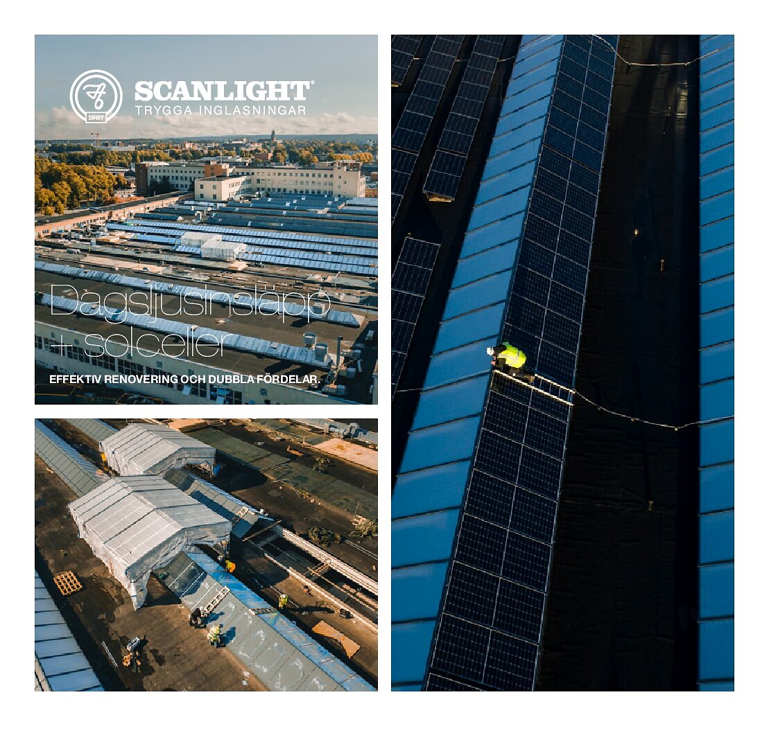 DAGSLJUSINSLÄPP + solceller 9 SCANLIGHT Dagsljus Solceller pdf